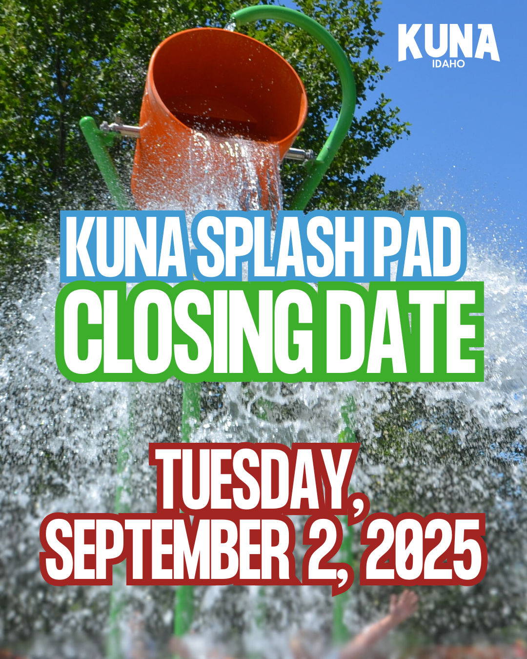 Notice_Splash Pad Closing_8.13.25